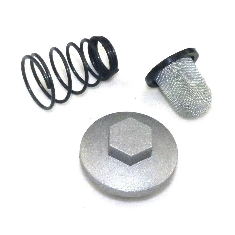 Motorcycle Oil Filter Motorcycle Oil Filter Scooter Oil Drain Plug Set Gy6 50cc 125cc 150cc Filter 139QMB 152QMI 157QMJ Baotian Benzhou Znen Taotao