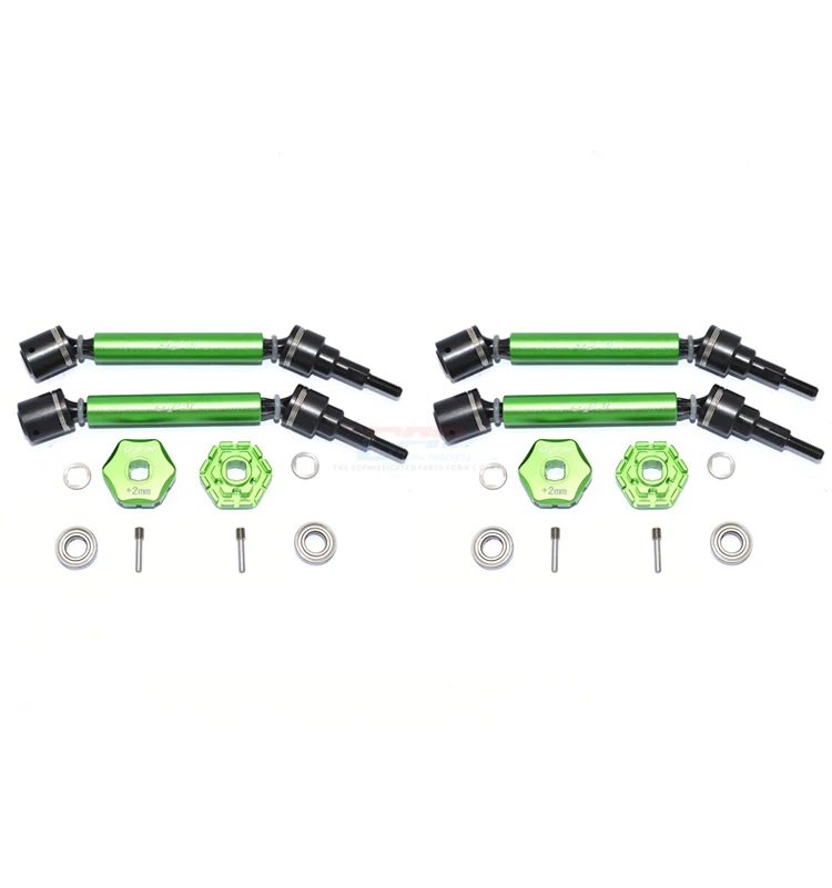 Алюминиевый CVD Вал+ 2 мм шестигранные колеса для TRX частей 1/10 MAXX 89076-4 RC автозапчасти