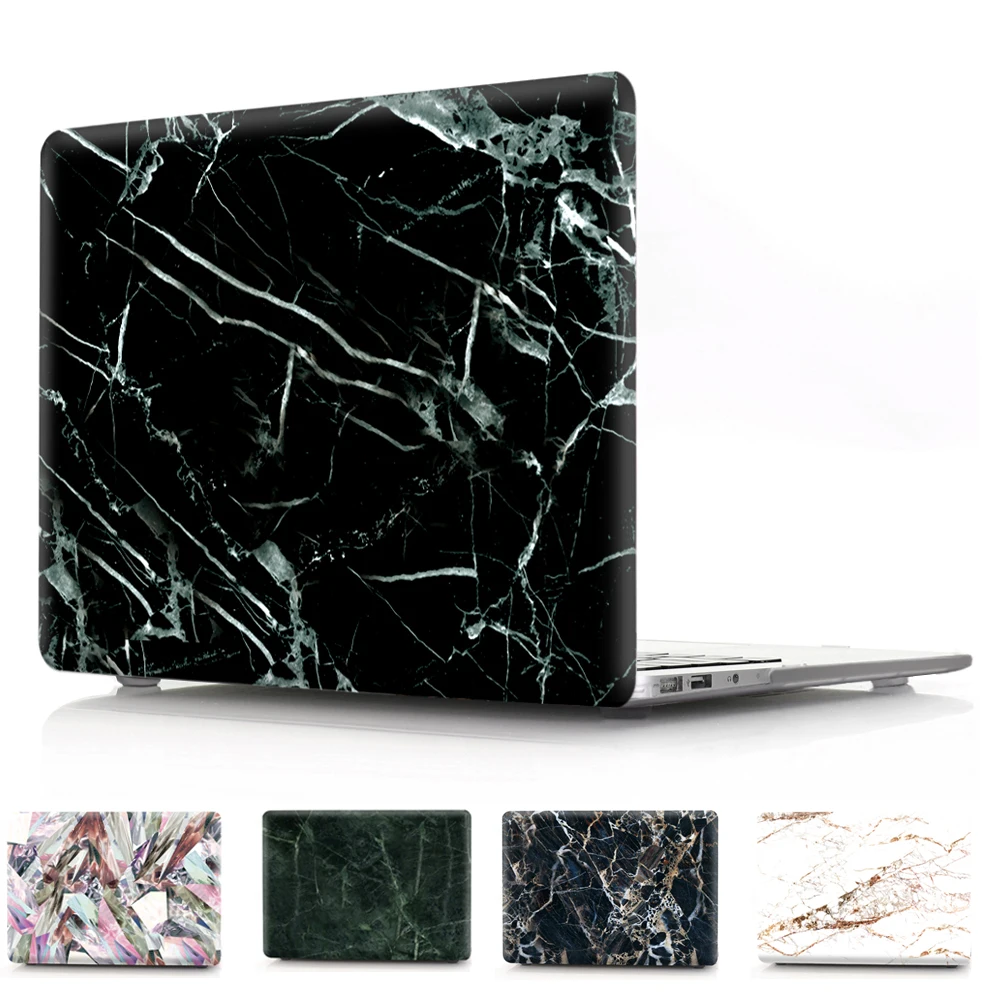 Marble Case For Macbook Pro 13 15 12 Retina Air 11 13 Touch Bar A1932 A2159 Smooth Cover Replace Shell Case For Macbook Laptop