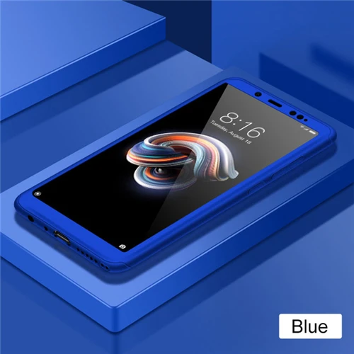 Blue 360 Степень защиты чехол для samsung Galaxy J4 J6 A6 A8 плюс J8 A7 полное покрытие чехол s для samsung A5 A7 A3 J5 J7 чехол - Цвет: Blue