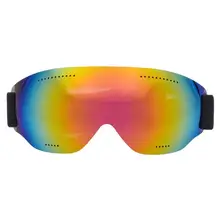 Горячая Распродажа, брендовые лыжные очки, двухслойные, UV400, анти-туман, большая Лыжная маска, очки для катания на лыжах, унисекс, снежные очки для сноуборда