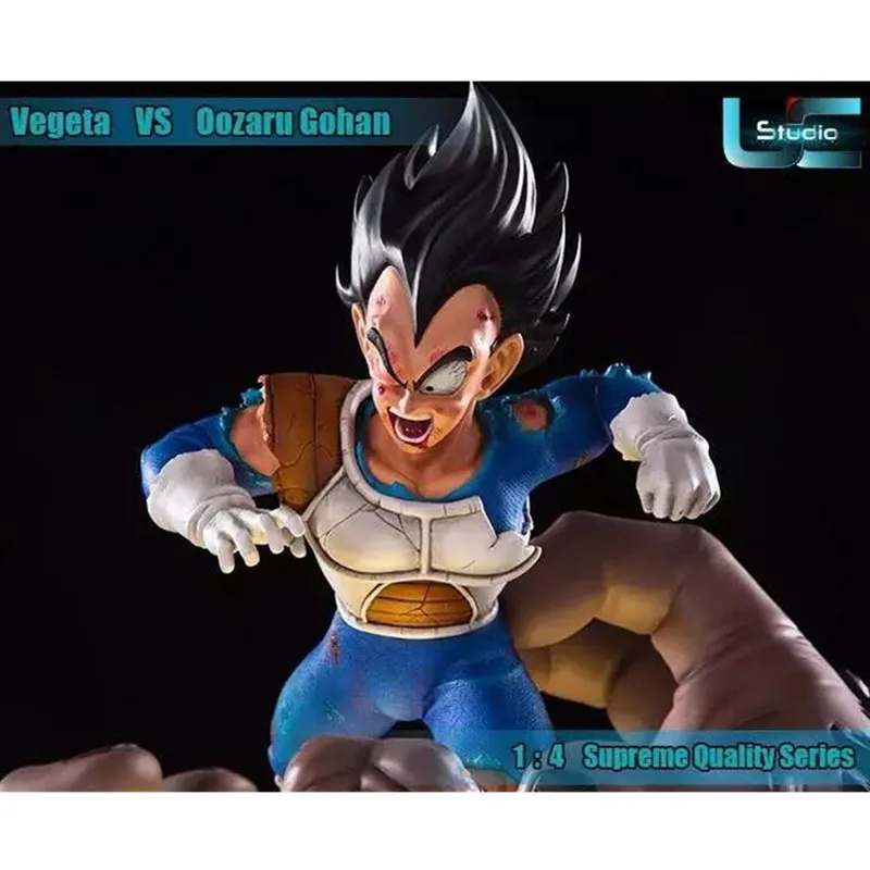 Dragon Ball Z Vegeta против большой обезьяны сцены сон Гохан статуя GK смола фигурка модель игрушки домашний рабочий стол украшение X3566