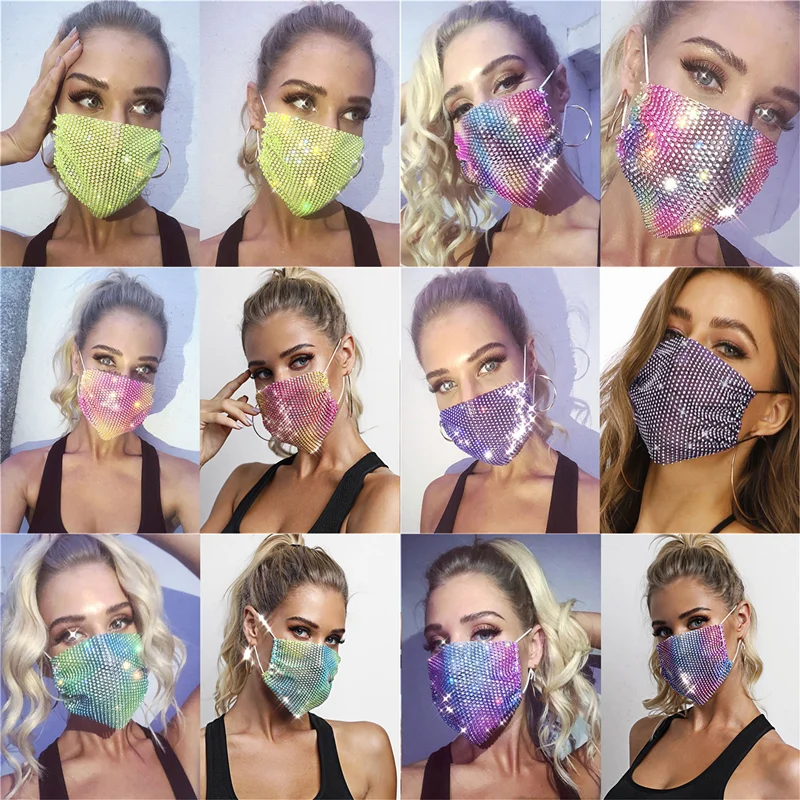 Unisex-Fashion-Shining-Rhinestone-Decoration-Elastic-Mask-Jewellery-Dance-Party-Cosplay-Night-Club-Crystal-Masks-Face