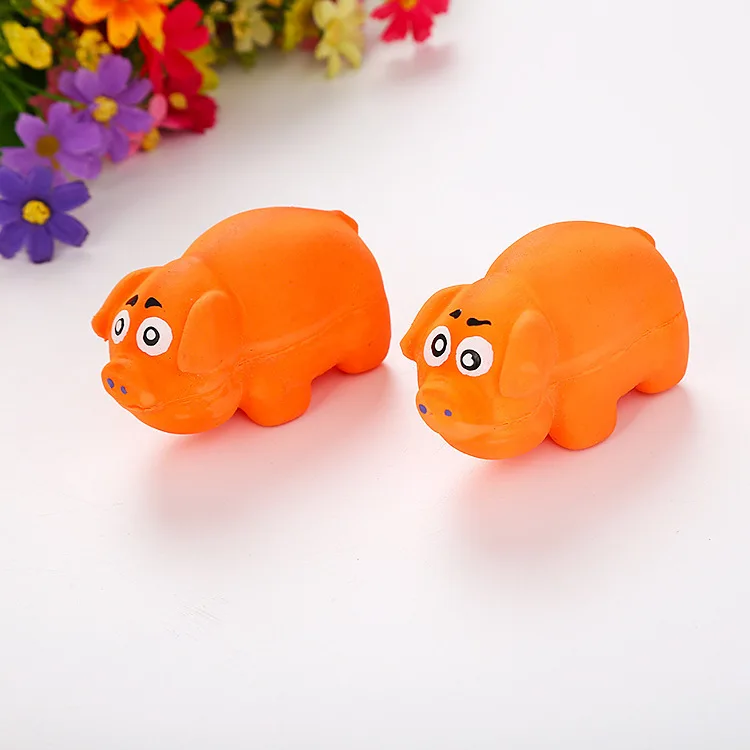 Игрушка для собак, забавная игрушка для собак, латексная свинья