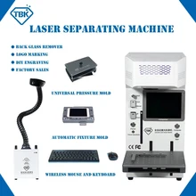 Laser Separate Machine For Iphone12 12Pro Max 11 X XR Back Glass Remover Logo Marking Engraving Frame Cutting Separator TBK-958A