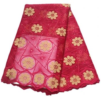 

Tulle Laces Fabrics Latest style guipure lace fabric With Stones for women party dress 2019 high quality African Nigerian