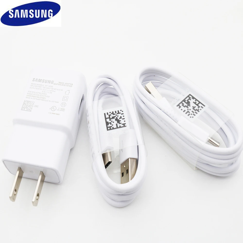 Зарядное устройство для Samsung S10 S8 S9 Plus 9 В 1 67 А кабель Type C 120 см Note 10 8 A50 A70|Зарядные
