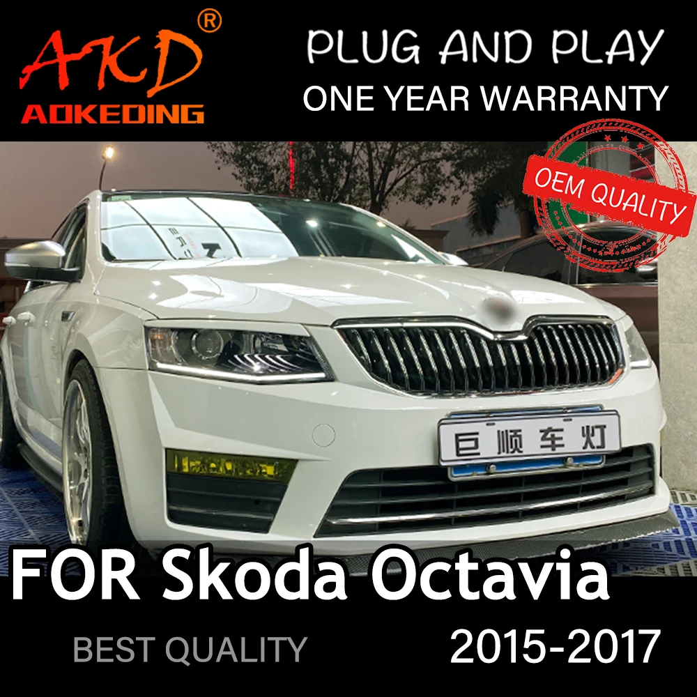 LED DRL HID Bi-Xenon-Scheinwerfer Skoda Octavia 2015-2017 – Multigenus