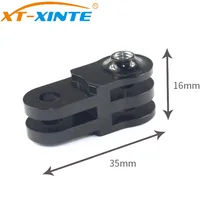 XT-XINTE CNC разъем удлинителя для 3-ножное раздвижное приспособление для экшн-Камеры Gopro Hero 6 5 4/SJ4000/спортивной экшн-камеры Xiaomi yi Action Камера крепежная площадка для крепления переходника штатива