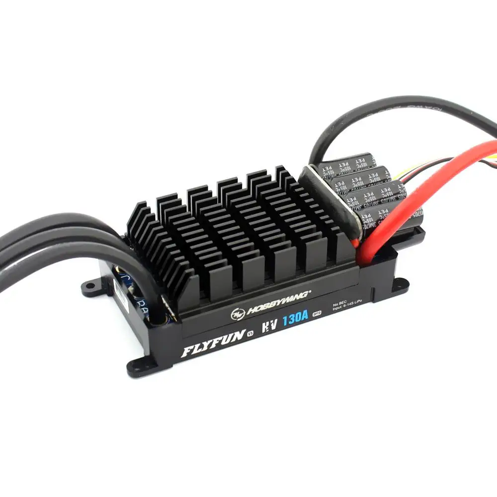Бесщеточный Регулятор Скорости HobbyWing FLYFUN 130A HV OPTO V5 ESC для моделей RC|Детали и
