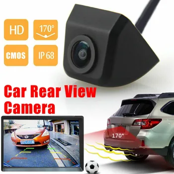 

Car Rear View Reverse Back Up Camera 12V 170 Degree HD Waterproof LED Night Vision Guiding Line Vehicle Camera