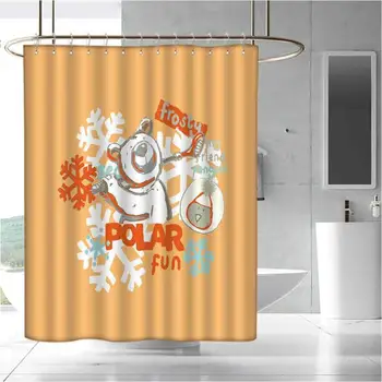 

3D Printed Shower Curtain Hotel Quality, Machine Washable