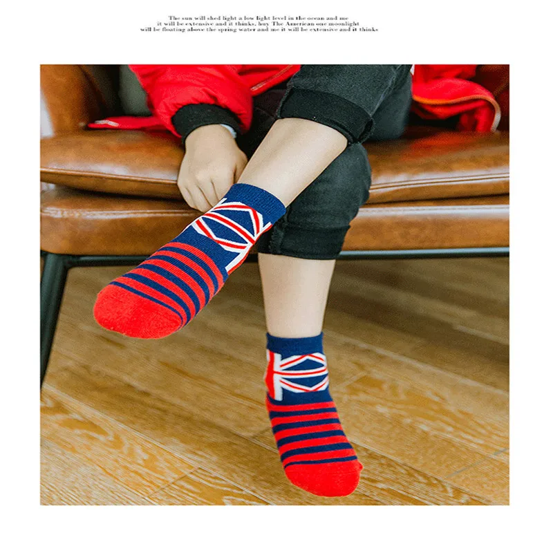 5 пар носков в году, осенне-зимние детские носки для мальчиков и девочек хлопок, утолщенные детские носки мод милый мультфильм мягкий детский носок От 1 до 12 лет