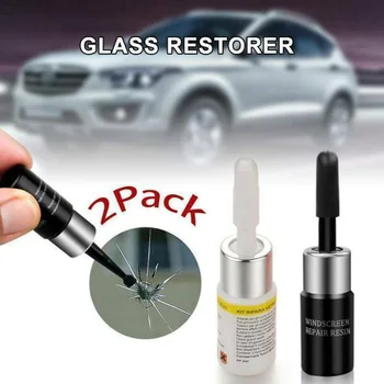 

Fluid Repair Fluid Set Window Crack Tool 2 PCS Automotive Glass Repair