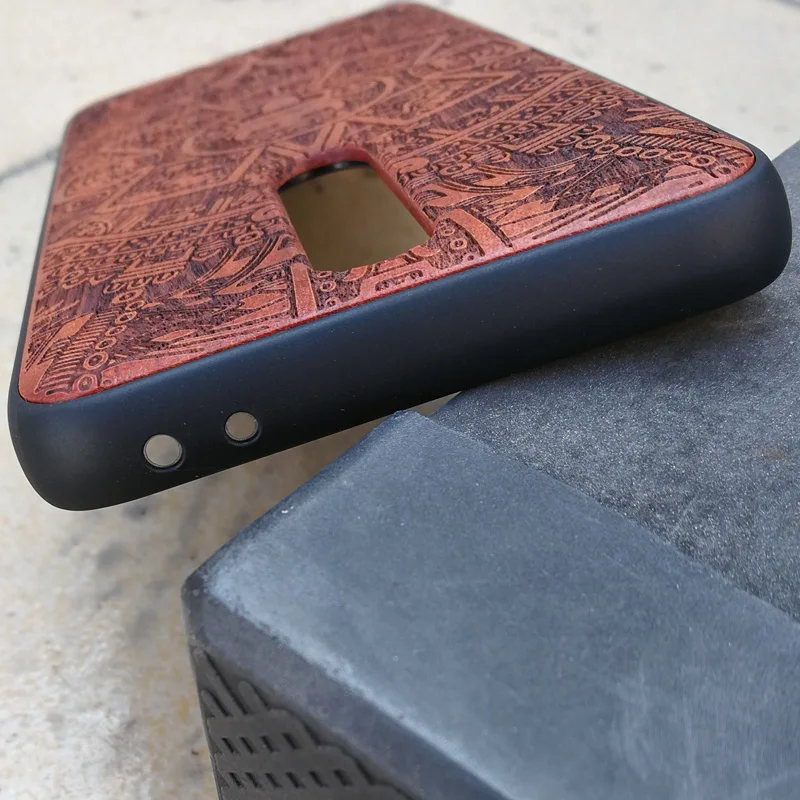 3D резной деревянный чехол для Xiaomi Poco X2 Redmi K30 K30i 5G дерево узор рельефный