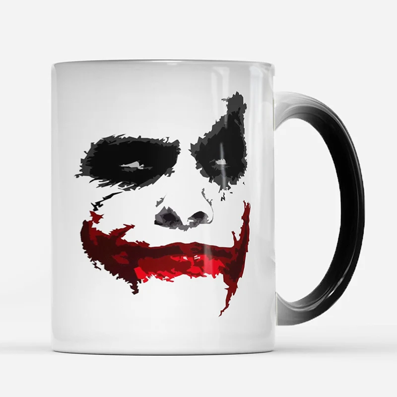 Кофейные чашки и кружкофейjojoker, волшебные кружки, меняющие холодное и горячее тепло, креативные керамические чашки для чая, молока, 350 мл, лучшие подарки для вашего друга