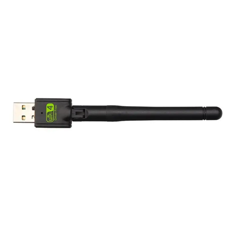 150 Мбит/с беспроводная сетевая карта USB 2,0 WiFi адаптер 2dBi антенный приемник Dongle по стандартам 802.11b/g/n