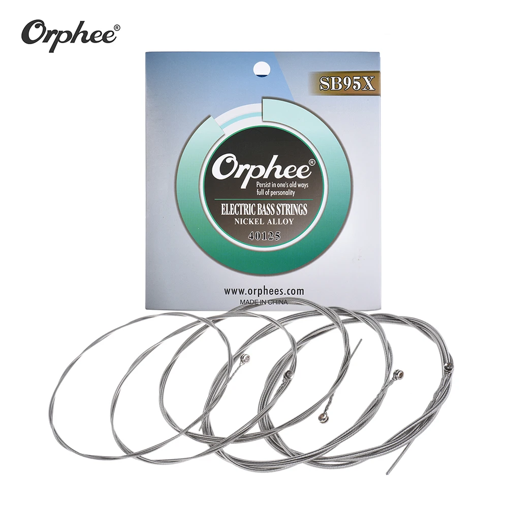 Orphee SB96X 6-ой для электрической бас-гитары гитарная струна 6 шт./компл. Никель сплав проволочный шестиугольная Сталь Core нормальный светильник напряжения - Цвет: 5 string