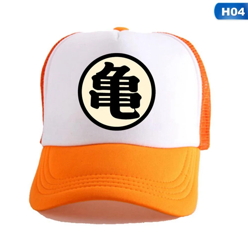 Аниме Мода Dragon Ball анимационная Кепка вышивка WU Snapback Бейсболка s хлопок Регулируемая Хип-хоп шляпа все совпадают - Цвет: 4