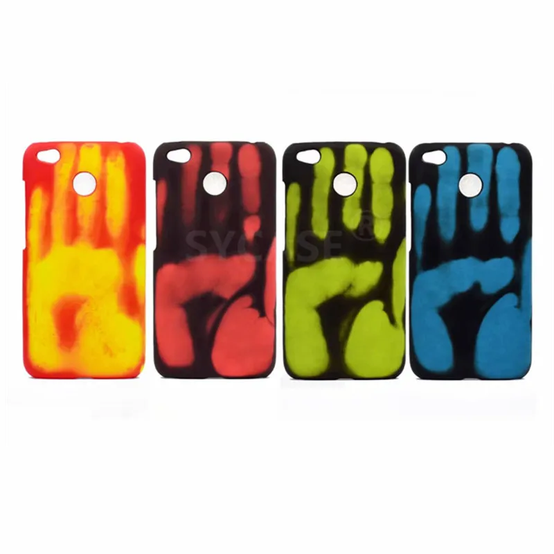 SYCASE термальная индукция изменения Цвет чехол для Redmi 7 4X 5A 7A K20 Note5 Note6 Note7 Pro чехол матовый ПК Термальность Крышка датчика