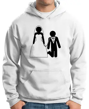 

FELPA UOMO COTONE MATRIMONIO GAME OVER IDEA REGALO DIVERTENTE KT0899