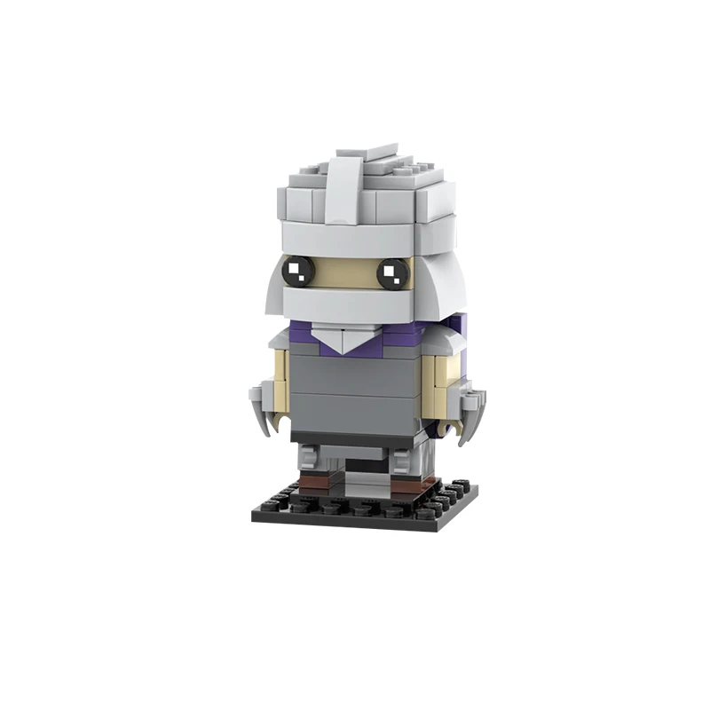 BuildMoc мини блоки рисунок мультфильм MOC Brickheadz измельчитель строительные сборка