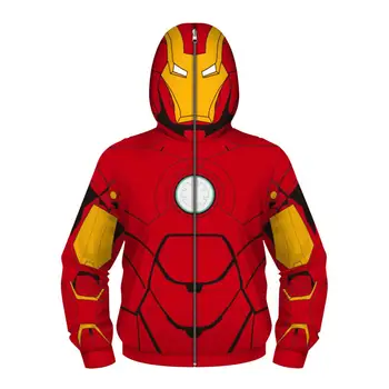 

New Teenage Boy Marvel Superhero Ironman Jacket Cosplay Halloween Christmas Gift