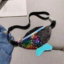 Детская модная сумка, женская детская сумка через плечо, сумка рыбий хвост, сумка через плечо с блестками, сумка-мессенджер, дизайн# ew
