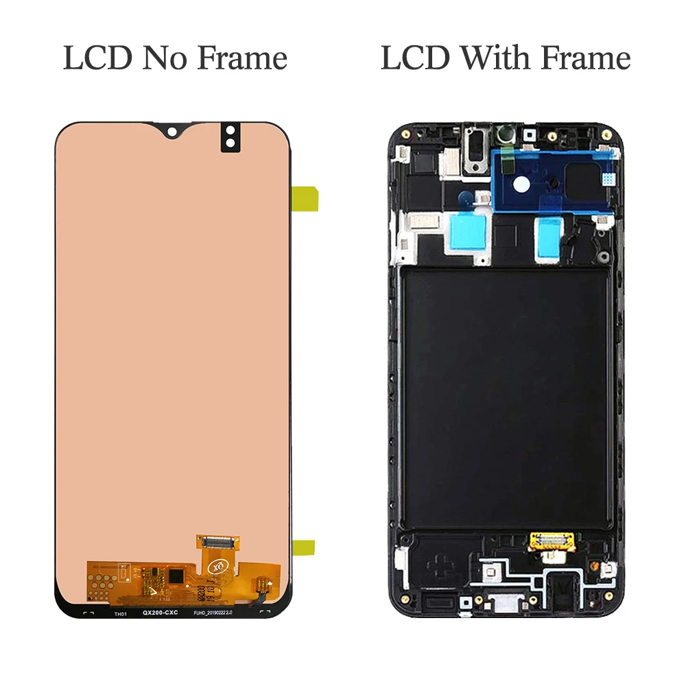 6,4 ''ЖК-дисплей для samsung A20 A205 SM-A205F A205FN ЖК-экран A205GN A205S A205YN ЖК-экран дигитайзер сборка