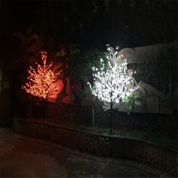 

1.5m 1.8m 2m 2.5m 3m shiny LED cherry blossom Christmas tree lighting waterproof garden landscape decorative lights for wedding