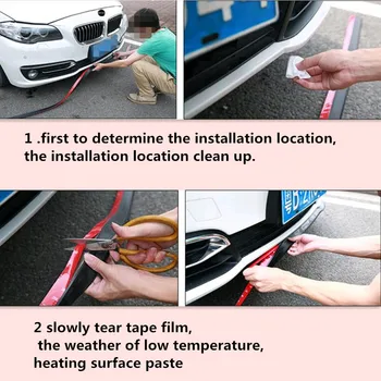 

The New car sticker protector front bumper lip for VAUXHALL Opel Astra G H J Mokka Insignia Vectra Meriva Corsa Zafira