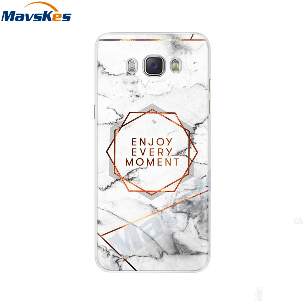 Силиконовый чехол для телефона для samsung Galaxy J7 J710 J710F чехол для samsung J7 Coque Etui бампер с принтом силиконовый чехол - Цвет: 16