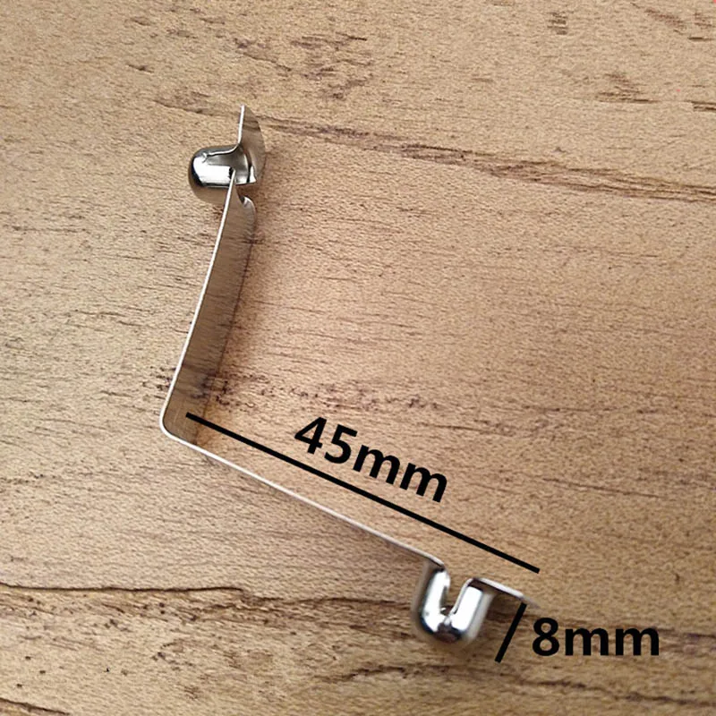 

20PCS Tent Double Hollow V Shape Shrapnel Pipe Push Button Spring Clip For 25-32mm Diameter Tube Locking