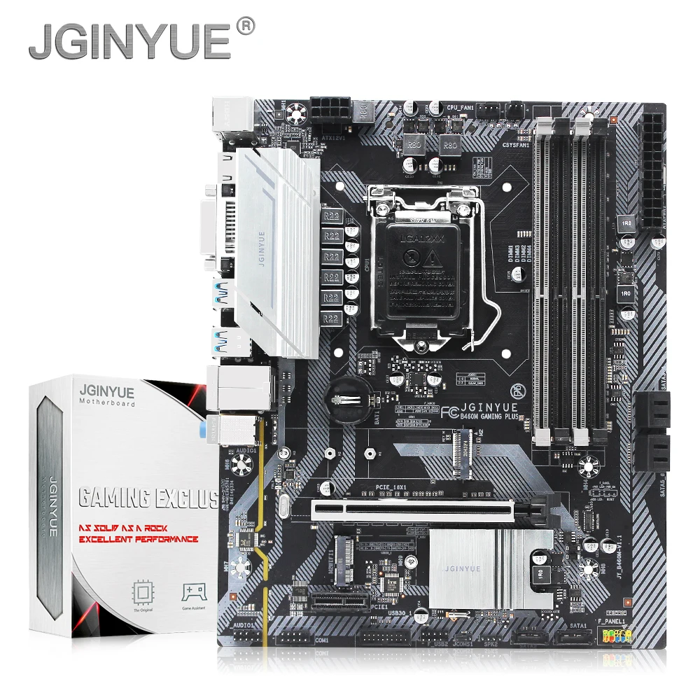 Материнская плата B460 LGA 1200 Поддержка Intel Core i3/i5/i7 10-й процессор DDR4 2133/2400/2666 МГц