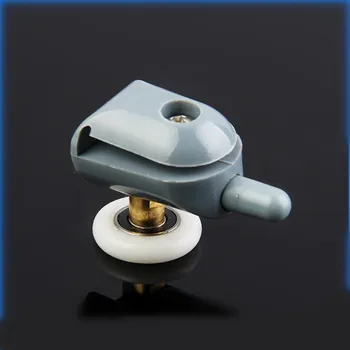 

2pcs 25mm pop and up shower room pulley wheels, brass shower bearing rollers for shower cabin accessories
