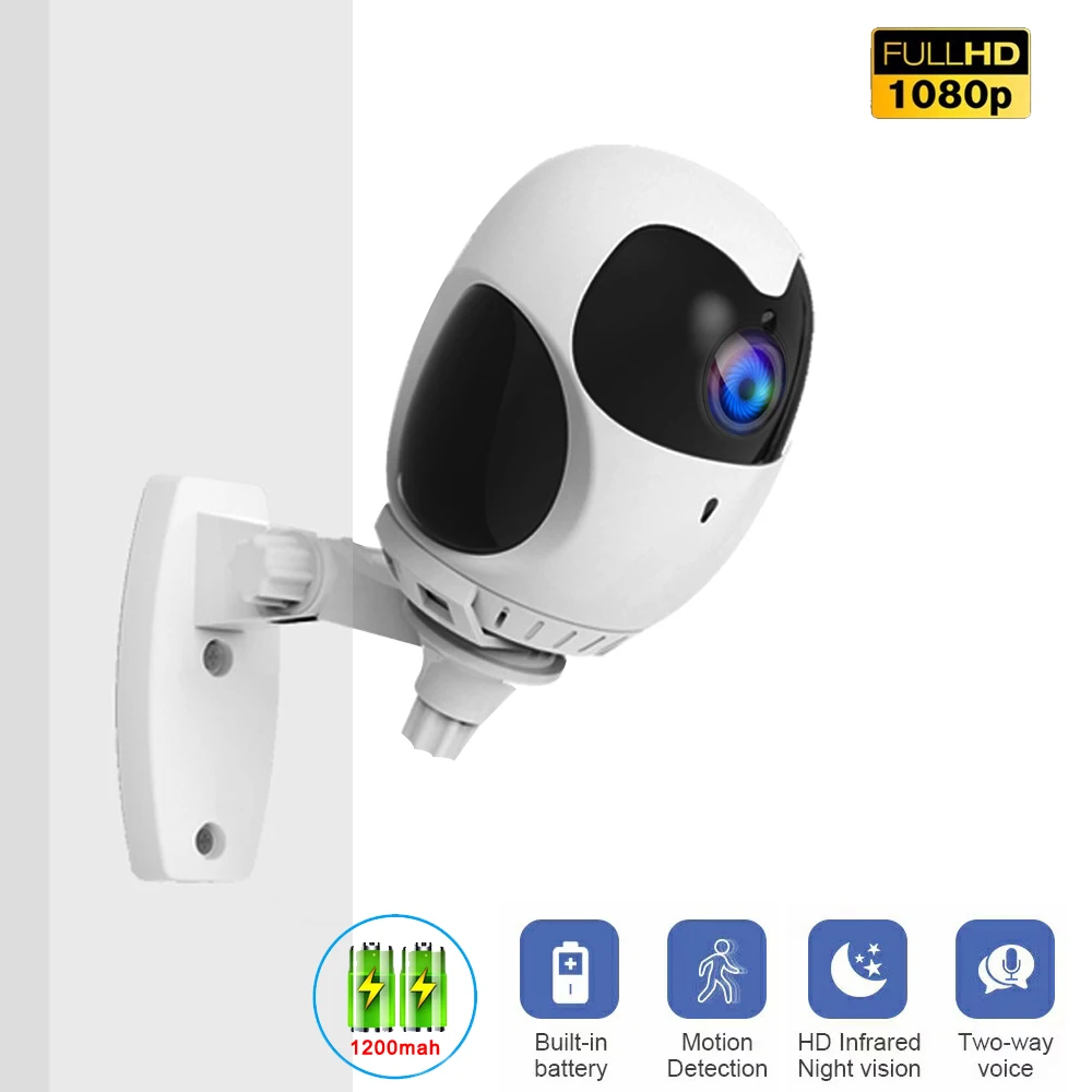 IP камера NEOCoolcam 1080P с Wi Fi и встроенным аккумулятором на 1200 мА · ч|Камеры