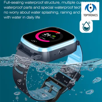 

Hot IP67 Waterproof Kid Smart watch 4G SOS Video Call SIM Card GPS Remote Camera Anti-lost Safe WIFI New Student Smartwatch Kids