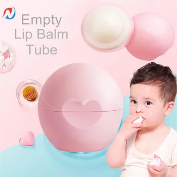 

8pcs 7ml Empty Lipstick Ball Containers Fashion Lip Balm Boxes egg shape Chapstick Holder for DIY You Own Lip Balm Tube