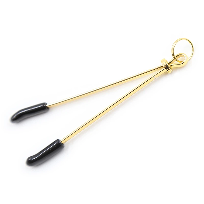 Metal Nipple Clamps Adult Flirting Game Breast Bondage Restraints Massager Nipples Clips Erotic Sex Toys For Women Men 1 Pair