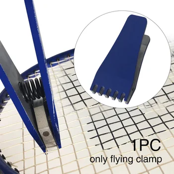 

Badminton Racket Practical Accessories Durable Flying Clamp Manual Spring Loaded Portable Stringing Tool Easy Apply Sports