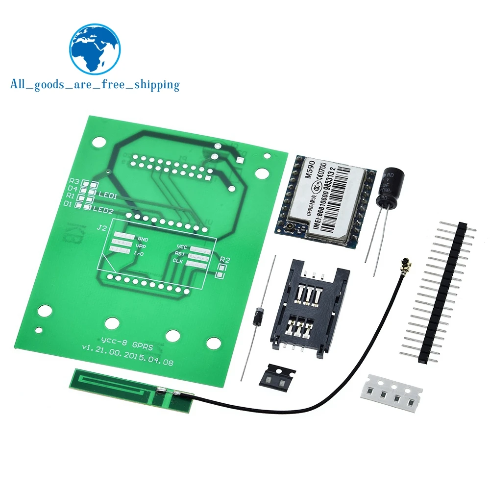 TZT DIY комплект GSM GPRS 900 1800 МГц короткие сообщения сервис SMS модуль M590 для проекта для Arduino дистанционного зондирования сигнализации