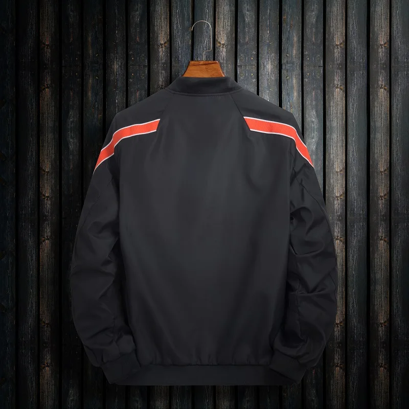 80% OFF 2019 Spring New Men's Bomber Zipper Jacket Male Casual Streetwear Hip Hop Fit Pilot Coat Men Clothing Plus Size 4XL