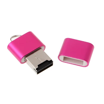 

Portable Mini Aluminum Alloy USB 2.0 A Micro SD TF Memory Card Reader Adapter