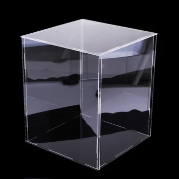 

Kids Boys Alloy Vehicle Model Toy Display Case Box Dustproof Cube Protective