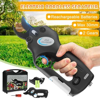 

Electric Shears Cordless Electric Garden Pruner Rechargeable Battery Pruning Shear Orchard Scissors Fruit Tree Branches Cutter