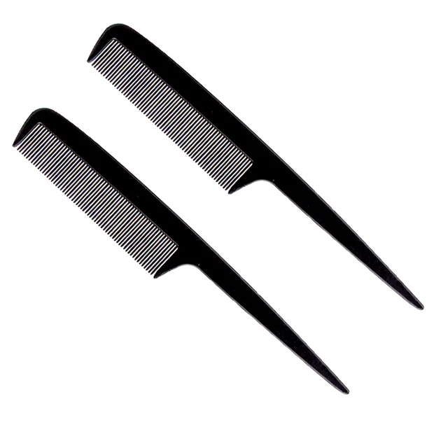 Stylist Anti-static Hairdressing Combs,Multifunctional Hair Design Hair Detangler Comb Makeup Barber Haircare Styling Tool Set 02-1 set-2 pieces