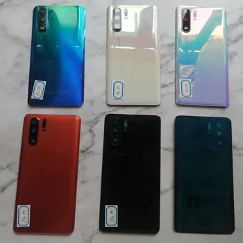 

10/pcs Replacement For Huawei P30 Pro battery cover back cover Glass Door Back housing 3D Glass with camera lens 3M sticker