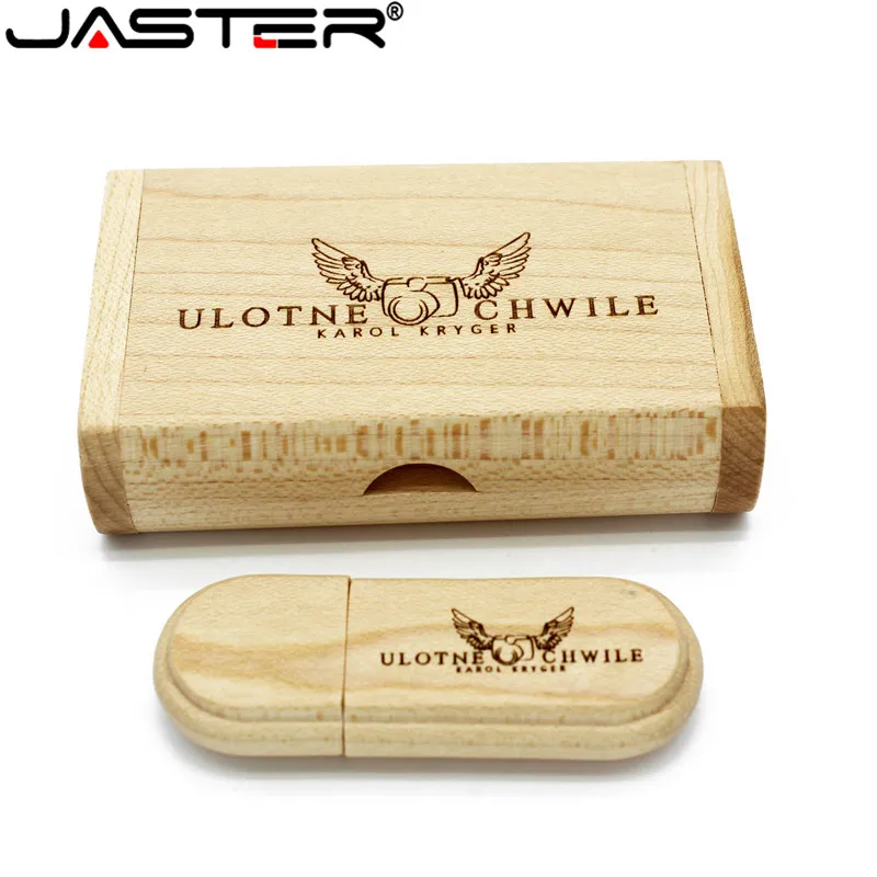 JASTER деревянный Usb+ коробка Флешка 4 ГБ 8 ГБ флэш-накопитель 16 ГБ 32 ГБ более 10 шт пользовательская лого реальная емкость USB флешка свадебный подарок