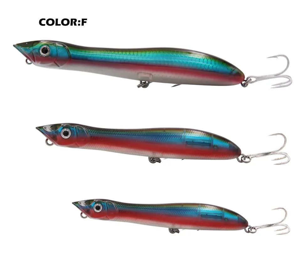 Leurre Poisson Nageur Type Popper - 11,5g - 8cm - Tête Rouge Corps Jaune - Flottant