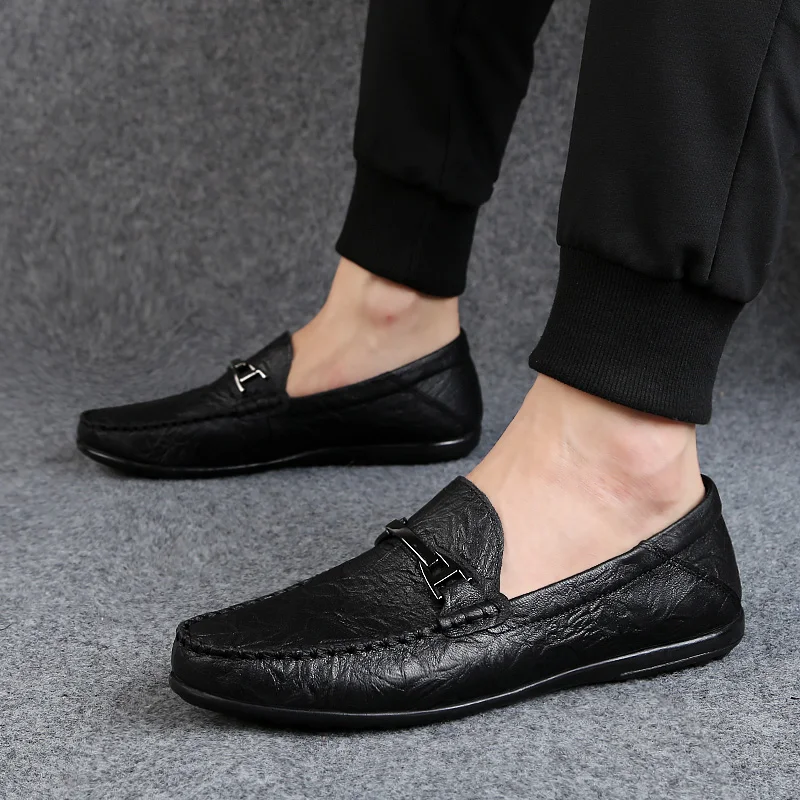 

Men Casual Comfortable Shoes Loafers Fashion Breathable Shoes handamde Classic Soft Man Simple Style Shoes Male Flat Footwear